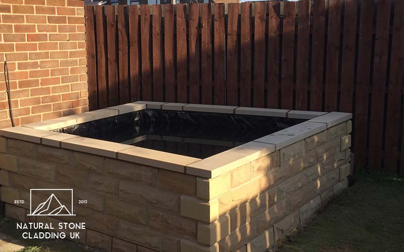140mm coursed natural stone Yorkshire stone cladding Leeds UK 1 140mm coursed natural stone Yorkshire stone cladding Leeds UK 1