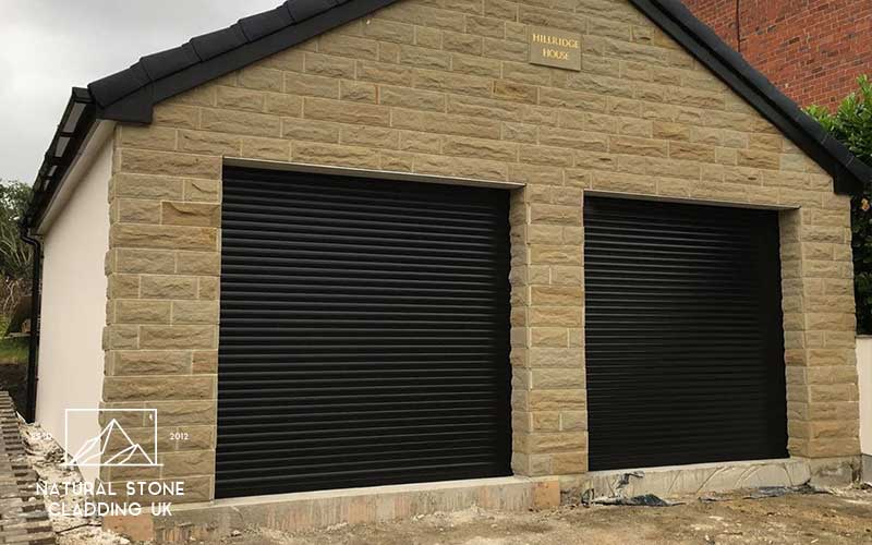 140mm coursed natural stone Yorkshire stone cladding Leeds UK 7 140mm coursed natural stone Yorkshire stone cladding Leeds UK 7